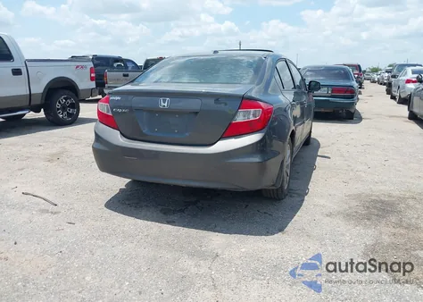 2012 Honda Civic Ex-L from USA, damaged, VIN 2HGFB2F92CH515640